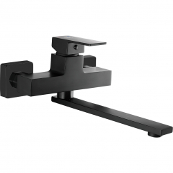 Kvadrato - bateria zlewozmywakowa ścienna czarny BLQ 780D