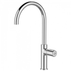 Pretto - bateria zlewozmywakowa stojąca z wylewką U chrom BAO 068D