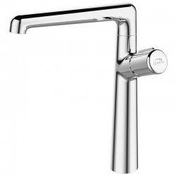 Pretto - bateria umywalkowa stojąca z wylewką L chrom BAO 025D