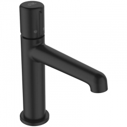 Pretto - bateria umywalkowa stojąca z korkiem czarny BAO 722D