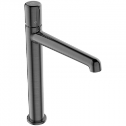 Pretto - bateria umywalkowa stojąca nablatowa grafit BAO 92ND