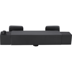 Kvadrato - bateria natryskowa ścienna z termostatem bez zestawu natryskowego