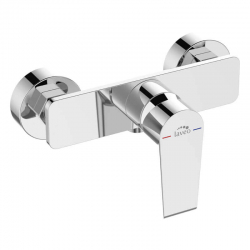 Largo -  bateria natryskowa ścienna bez zestawu natryskowego BAH 040D