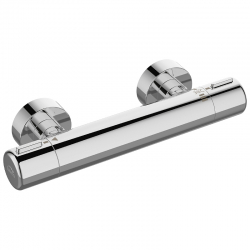 Pretto - bateria natryskowa ścienna termostatyczna bez zestawu natryskowego chrom BAO 04TD