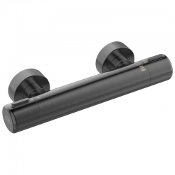 Pretto - bateria natryskowa ścienna termostatyczna bez zestawu natryskowego grafit BAO 94TD