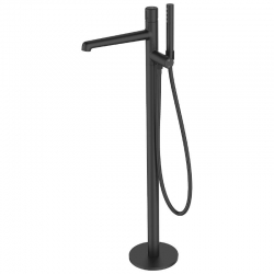 Pretto - bateria wannowa wolnostojąca czarny BAO 711S