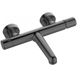 Pretto - bateria wannowa ścienna bez zestawu natryskowego grafit BAO 910D