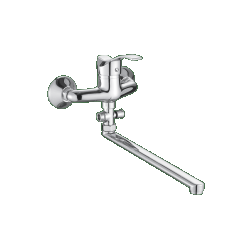 ARGO – BATERIA WANNOWA ŚCIENNA Z RUCHOMĄ WYLEWKĄ BEZ ZESTAWU NATRYSKOWEGO BKA 01FD