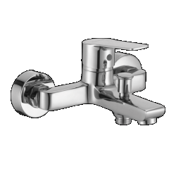 BORGO – BATERIA WANNOWA ŚCIENNA BEZ ZESTAWU NATRYSKOWEGO CHROM BKB 010D