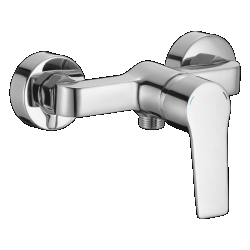 BORGO – BATERIA NATRYSKOWA ŚCIENNA BEZ ZESTAWU NATRYSKOWEGO CHROM BKB 040D