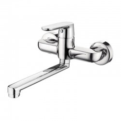 DIMA – bateria umywalkowa ścienna chrom BQD 050D