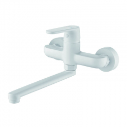 DIMA – BATERIA ZLEWOZMYWAKOWA ŚCIENNA BIAŁY BQD 680D