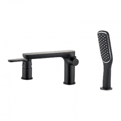 DIMA – BATERIA WANNOWA STOJĄCA 3-OTWOROWA CZARNY BQD 713D