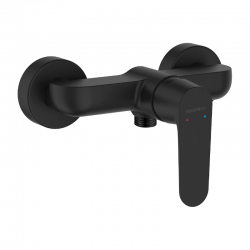 DIMA – BATERIA NATRYSKOWA ŚCIENNA BEZ ZESTAWU NATRYSKOWEGO CZARNY BQD 740D