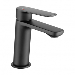 GAVA – bateria umywalkowa stojąca z korkiem czarny BQG 722D