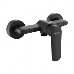 GAVA – bateria natryskowa ścienna bez zestawu natryskowego czarny BQG 740D