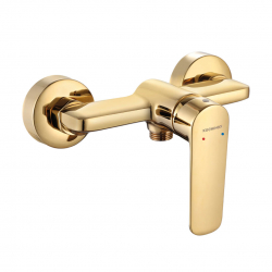 GAVA BATERIA NATRYSKOWA ŚCIENNA BEZ ZESTAWU NATRYSKOWEGO ZŁOTY BQG G40D