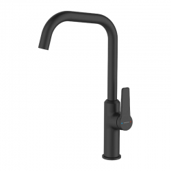 ALANIS BATERIA ZLEWOZMYWAKOWA Z WYLEWKĄ L CZARNY BQI 765D