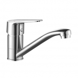 SAGRA – BATERIA UMYWALKOWA STOJĄCA Z RUCHOMĄ WYLEWKĄ CHROM BQR 026D