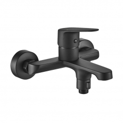 SAGRA – BATERIA WANNOWA ŚCIENNA BEZ ZESTAWU NATRYSKOWEGO CZARNY BQR 710D