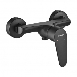 SAGRA – BATERIA NATRYSKOWA ŚCIENNA BEZ ZESTAWU NATRYSKOWEGO CZARNY BQR 740D