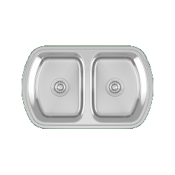 JASPER – ZLEWOZMYWAK DWUKOMOROWY GŁADKI SKJ 020T