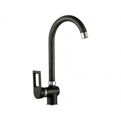 KASJA – BATERIA ZLEWOZMYWAKOWA STOJĄCA Z WYLEWKĄ U CZARNY BKN 768D