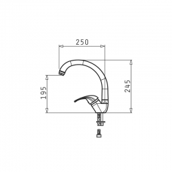 Bateria Pyramis OSSIA chrom 090918701