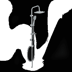 BORGO – KOLUMNA NATRYSKOWA chrom PKG 00KX