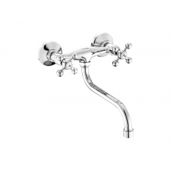 STILO – BATERIA ZLEWOZMYWAKOWA ŚCIENNA CHROM BKI 080D