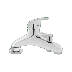 BATERIA WANNOWA STOJĄCA BEZ ZESTAWU NATRYSKOWEGO CHROM BKN 015D