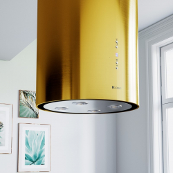 Okap kuchenny Asterio Isola 39.1 Gold - Zakup u Producenta - Wysyłka 0 zł - Dostawa nawet w 24h