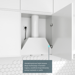 Okap kuchenny Floweri 60.2 White - Zakup u Producenta - Wysyłka 0 zł - Dostawa nawet w 24h