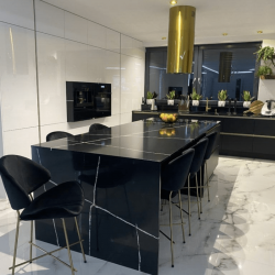 Okap kuchenny Asterio Isola 39.1 Gold - Zakup u Producenta - Wysyłka 0 zł - Dostawa nawet w 24h