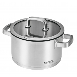 Zestaw garnków AM COOK S8PLUS - Zakup u Producenta - Wysyłka 0 zł - Dostawa nawet w 24h