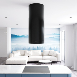 Okap kuchenny Lobelio Isola 39.1 Black - Zakup u Producenta - Wysyłka 0 zł - Dostawa nawet w 24h