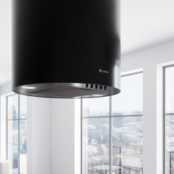 Okap kuchenny Lobelio Isola 39.1 Black - Zakup u Producenta - Wysyłka 0 zł - Dostawa nawet w 24h