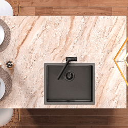 Zlewozmywak RIWOLO 50.1 ANTHRACITE - Zakup u Producenta - Wysyłka 0 zł - Dostawa nawet w 24h