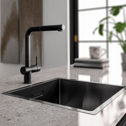 Zlewozmywak RIWOLO 50.1 ANTHRACITE - Zakup u Producenta - Wysyłka 0 zł - Dostawa nawet w 24h