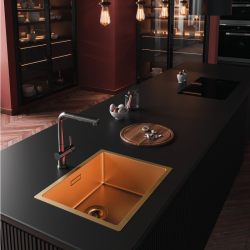 Zlewozmywak RIWOLO 50.1 COPPER - Zakup u Producenta - Wysyłka 0 zł - Dostawa nawet w 24h