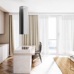 Okap kuchenny LANILIA Newelio Isola 39.1 Inox - Zakup u Producenta - Wysyłka 0 zł - Dostawa nawet w 24h