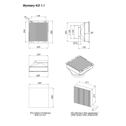 KOMORA OTWARTA FILTRA WĘGLOWEGO KO 1.1 - Zakup u Producenta - Wysyłka 0 zł - Dostawa nawet w 24h