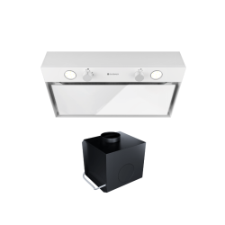 Okap kuchenny Fluxime 60.1 White + Turbina TW 1.2 - Zakup u Producenta - Wysyłka 0 zł - Dostawa nawet w 24h