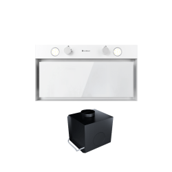 Okap kuchenny Fluxime 60.1 White + Turbina TW 1.2 - Zakup u Producenta - Wysyłka 0 zł - Dostawa nawet w 24h