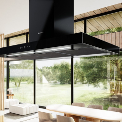 Okap kuchenny Lonatio Isola 90.1 Black - Zakup u Producenta - Wysyłka 0 zł - Dostawa nawet w 24h